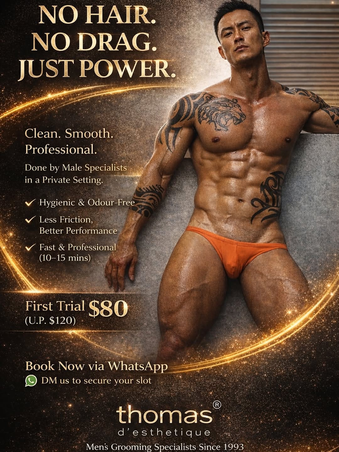 Post 4 by Thomas D'Esthetique - Men’s Waxing - Permanent Hair Removal on Instagram (image)
