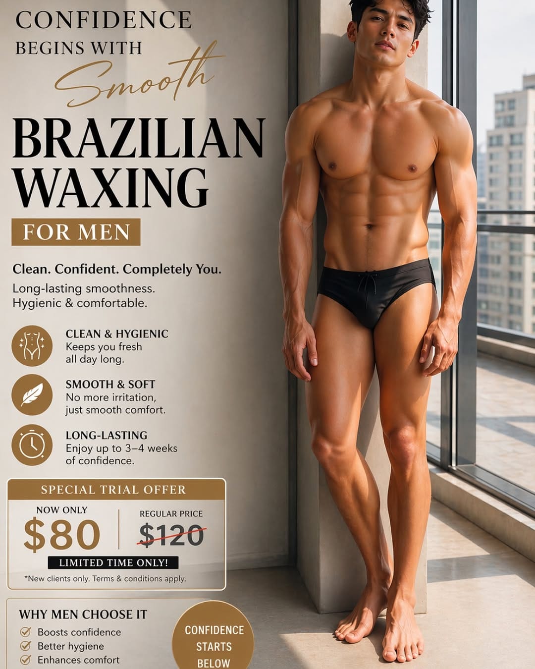 Post 3 by Thomas D'Esthetique - Men’s Waxing - Permanent Hair Removal on Instagram (image)