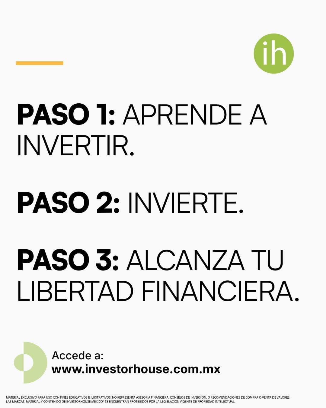 Post 2 by InvestorHouse México® on Instagram (image)