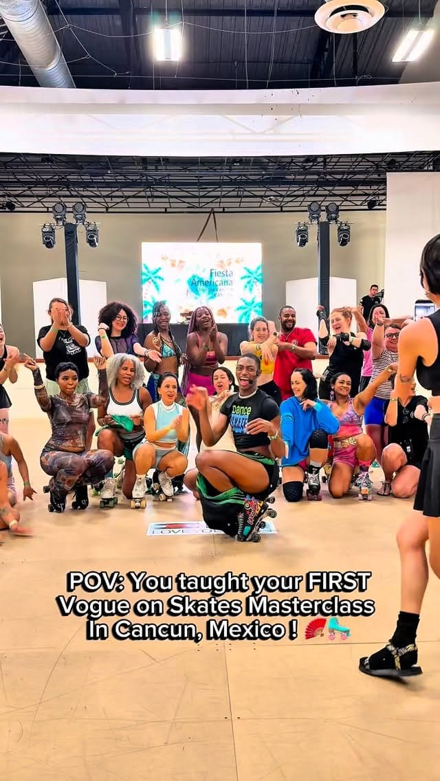 Post 7 by Bliss on Wheels Roller Dance Studio on Instagram (video)