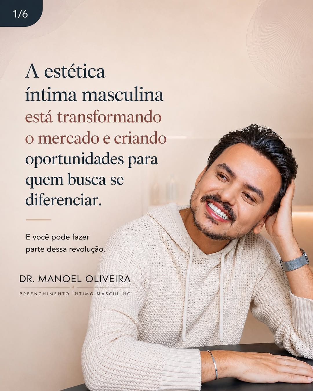 Post 6 by Dr. Manoel Olivieira | Preenchimento Íntimo Masculino on Instagram (carousel)