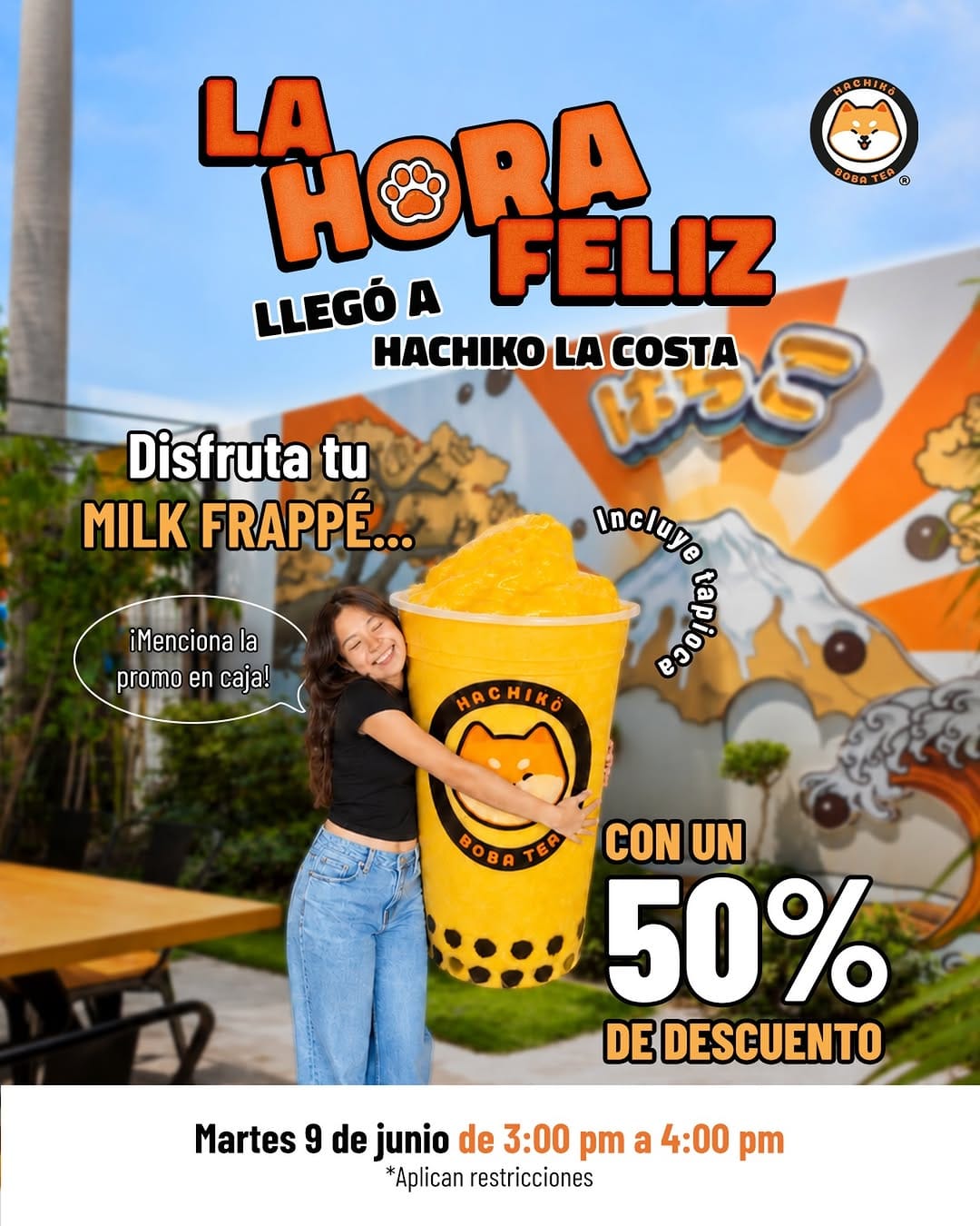 Post 1 by Hachiko Boba Tea on Instagram (image)