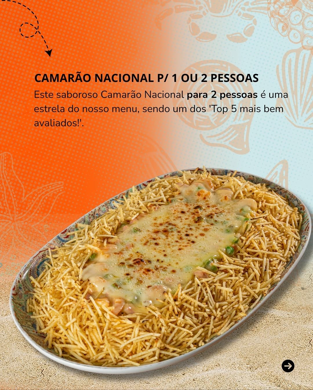 Post 5 by CAMARÃO TO GO on Instagram (carousel)