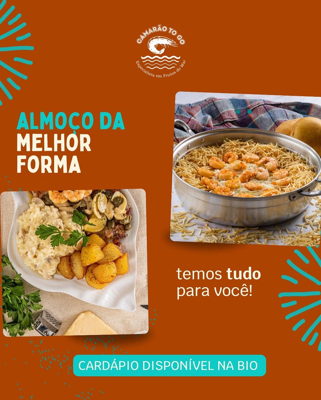 Post 9 by CAMARÃO TO GO on Instagram (image)