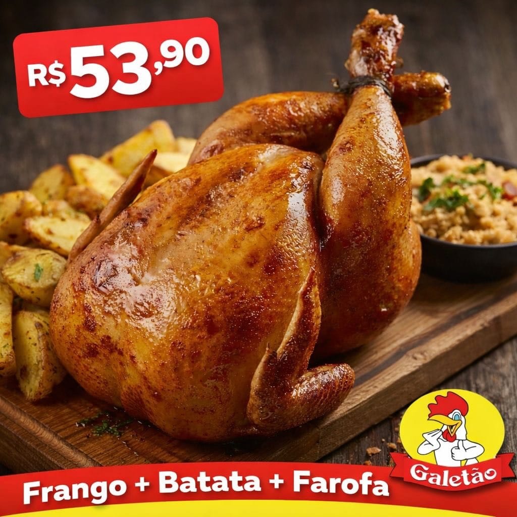 Post 1 by Galetão Frango Assado on Instagram (image)