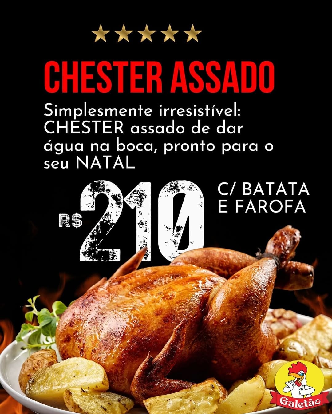 Post 3 by Galetão Frango Assado on Instagram (image)