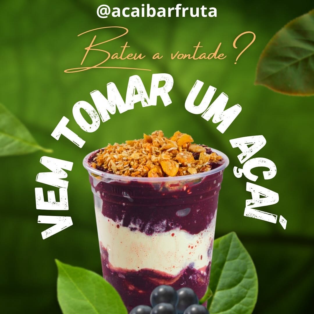 Post 5 by Açaí  BARFRUTA on Instagram (image)