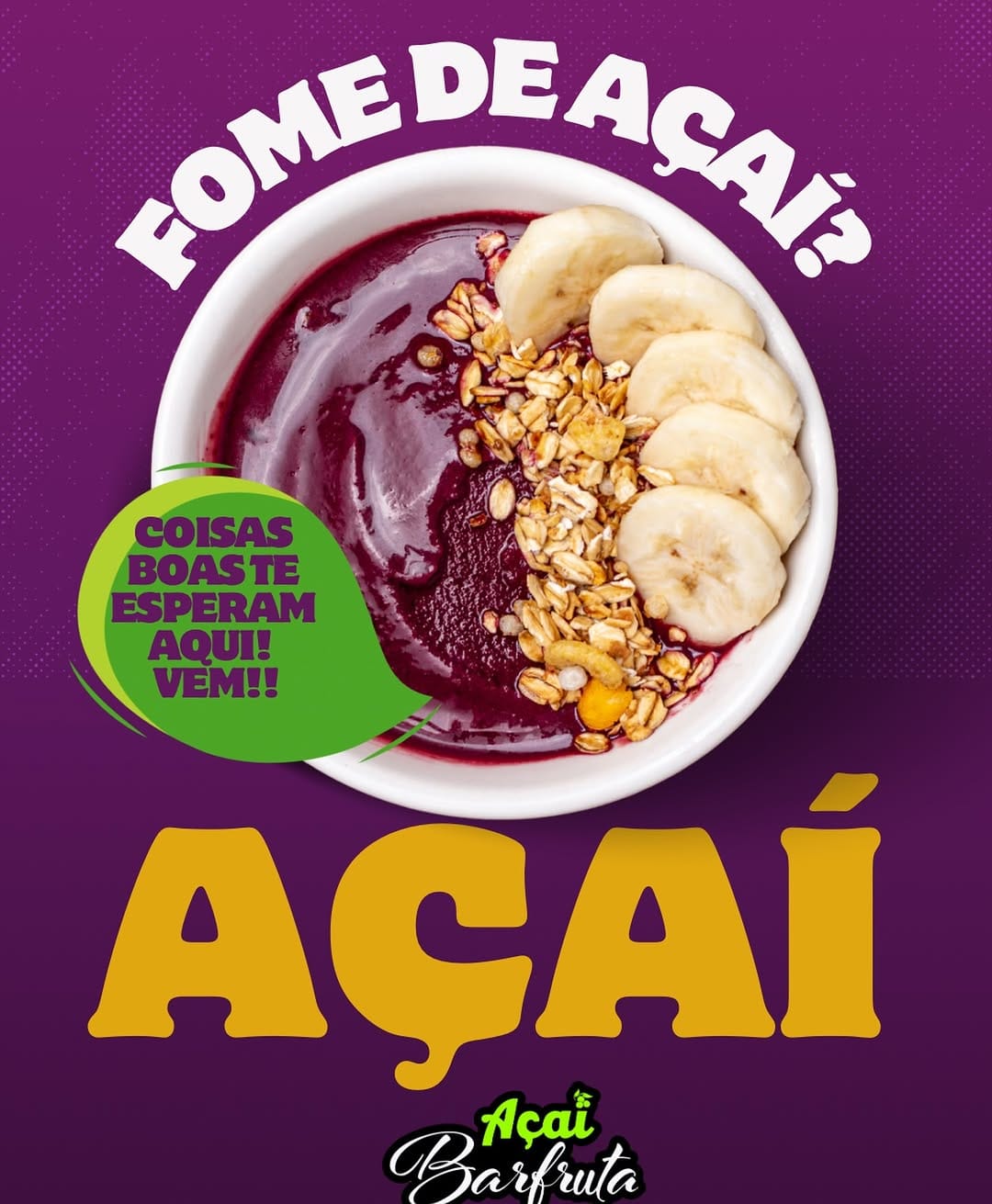 Post 1 by Açaí  BARFRUTA on Instagram (image)