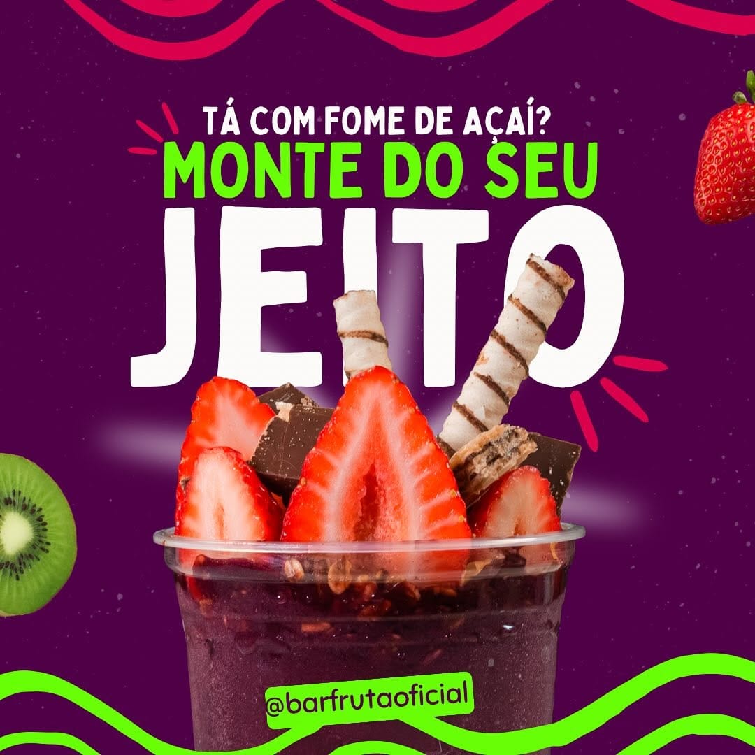 Post 3 by Açaí  BARFRUTA on Instagram (image)