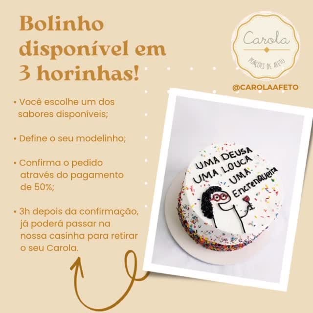 Post 10 by Carola Porções de Afeto on Instagram (video)
