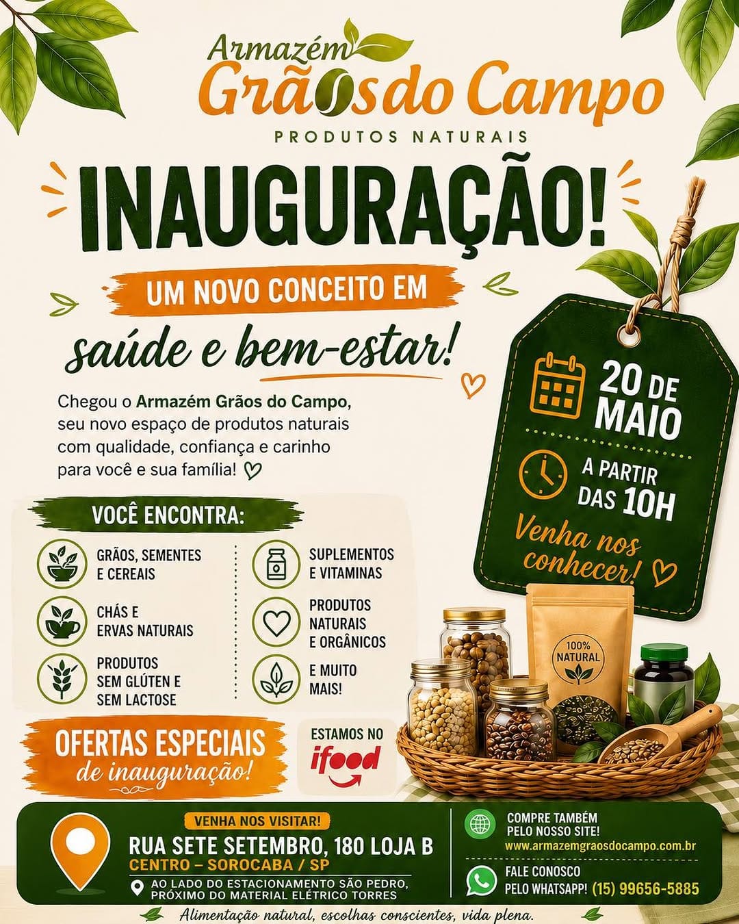 Post 7 by Armazém Grãos do Campo - PRODUTOS NATURAIS on Instagram (image)