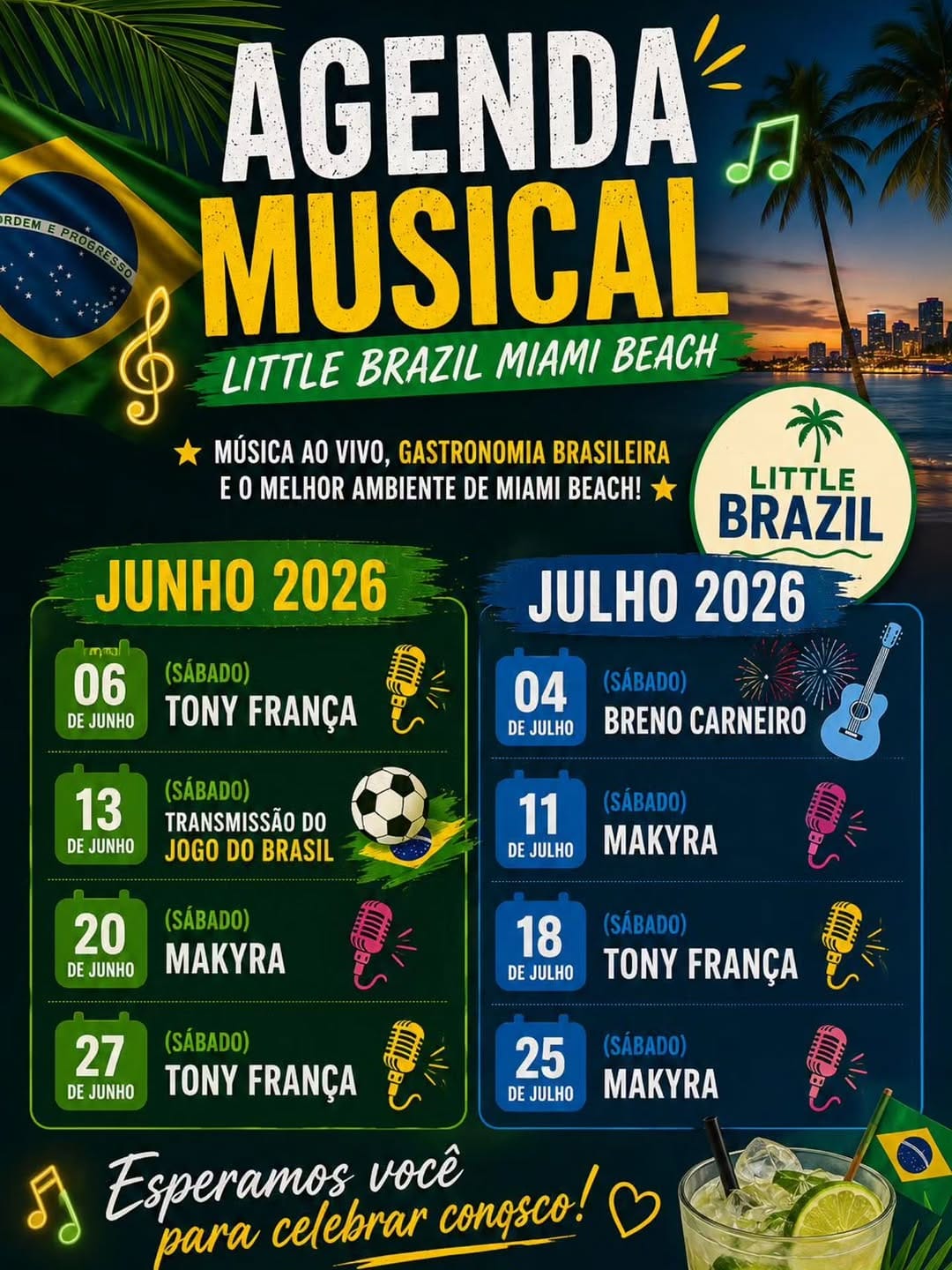 Post 1 by Little Brazil Restaurant on Instagram (image)