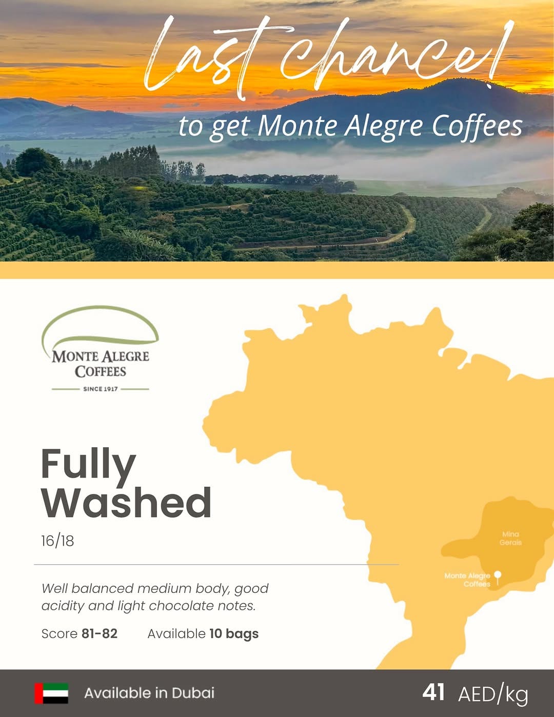 Post 3 by Monte Alegre Coffees on Instagram (image)