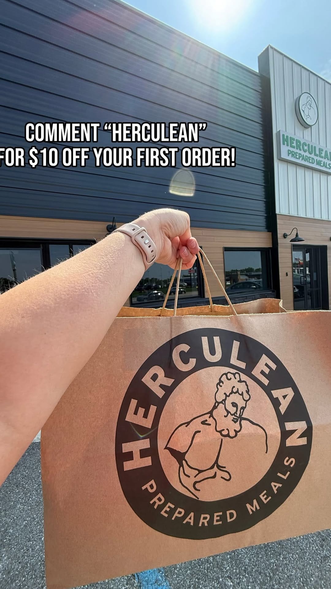 Post 4 by HercuLean Prepared Meals on Instagram (video)