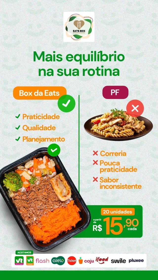 Post 3 by Eats Box Refeições Saudáveis on Instagram (video)