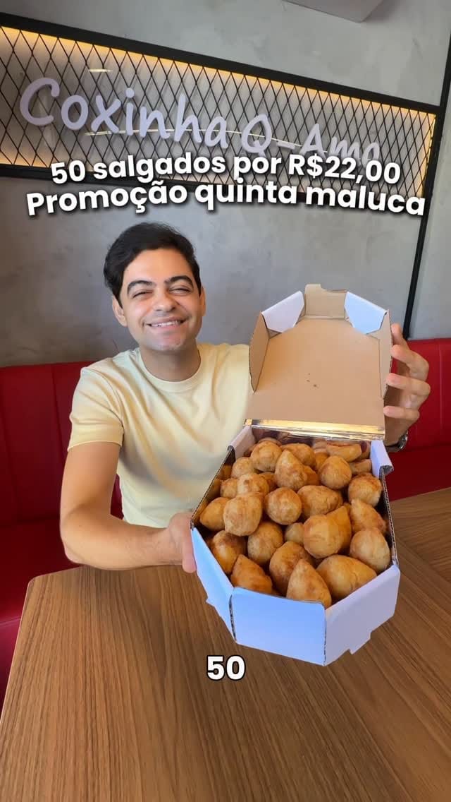 Post 3 by Coxinhaqamo | Doces & Salgados💚💛 on Instagram (video)