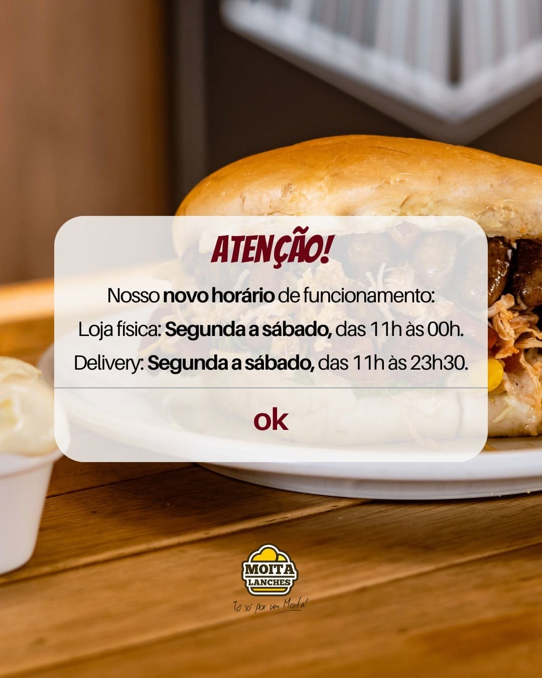 Post 9 by Moita Lanches on Instagram (image)