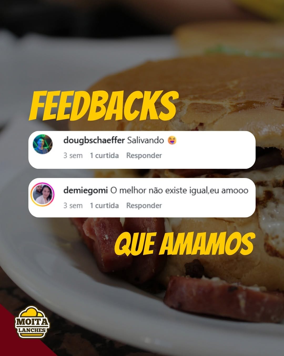 Post 7 by Moita Lanches on Instagram (image)