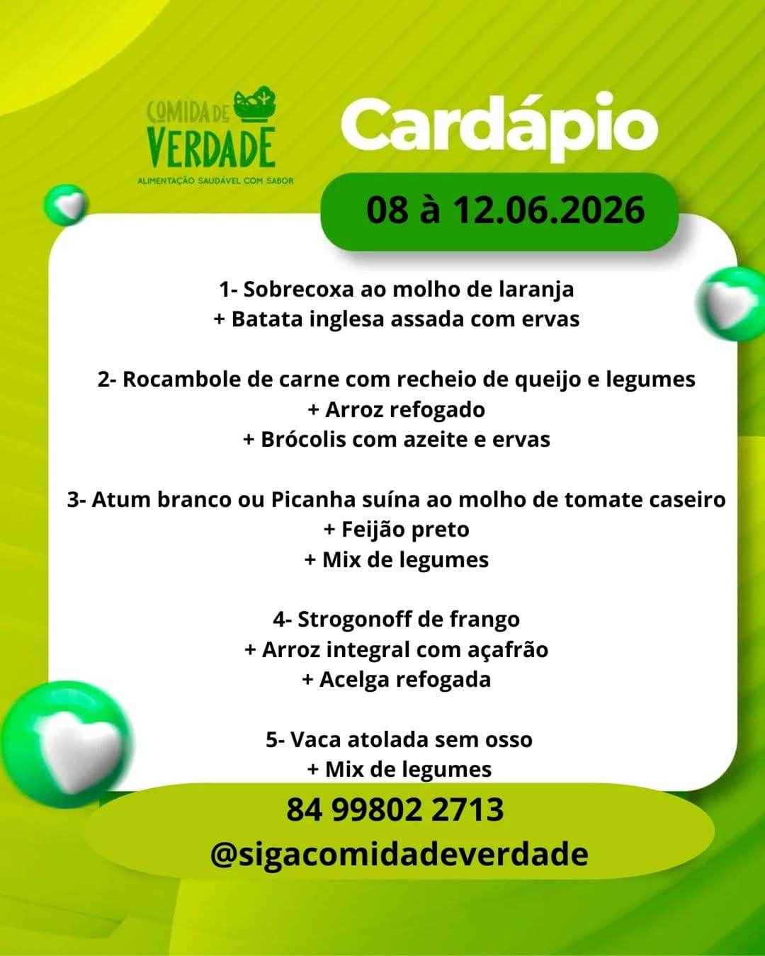 Post 3 by Marmitas saudáveis, lanches funcionais e sopas detox on Instagram (image)
