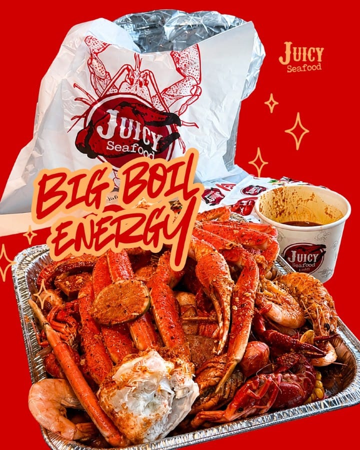 Post 6 by The Juicy Seafood Restaurant & Bar on Instagram (carousel)