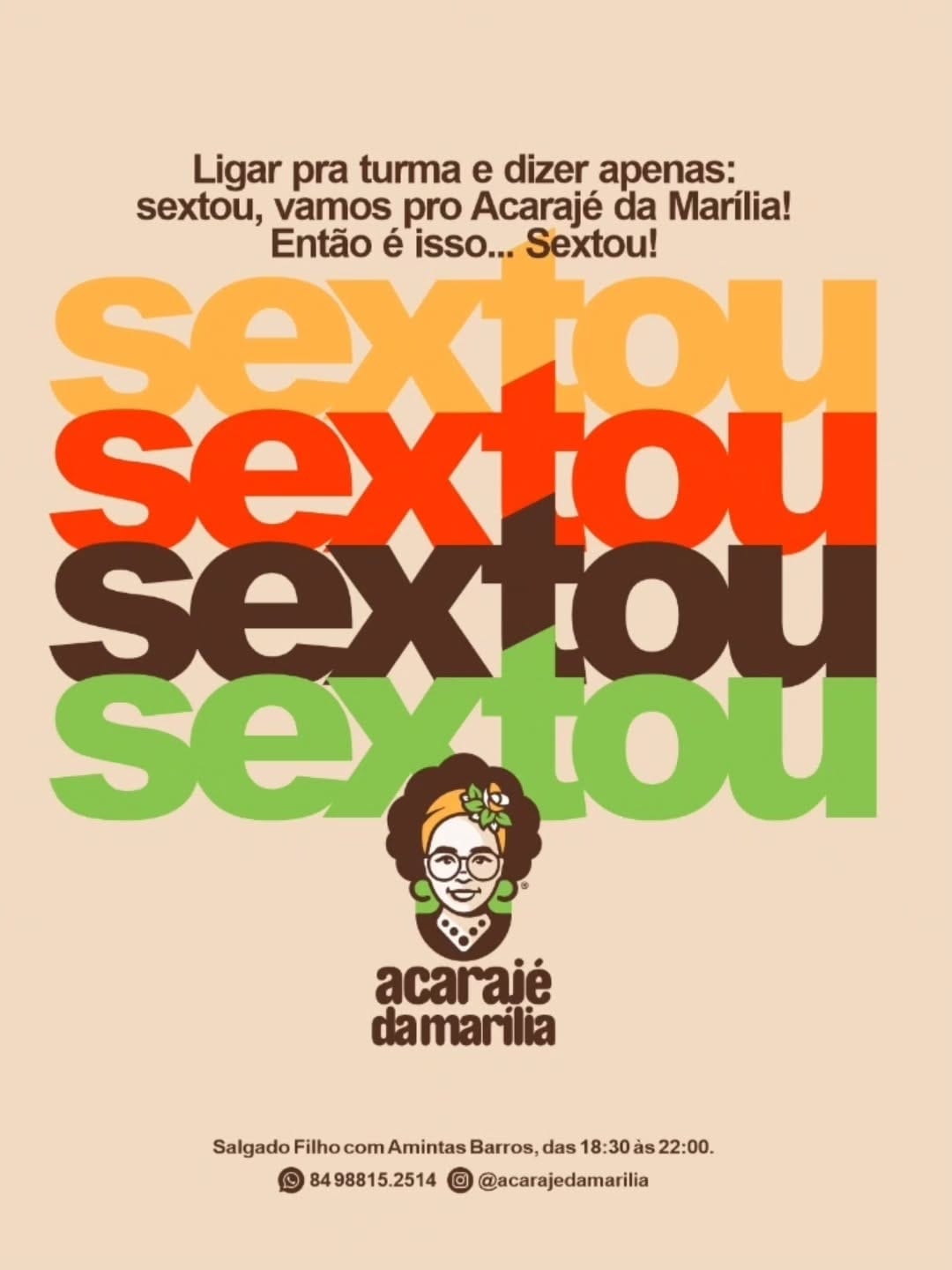 Post 1 by Acarajé da Marília on Instagram (image)