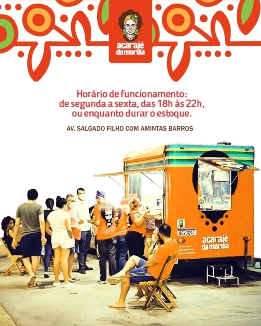 Post 10 by Acarajé da Marília on Instagram (image)