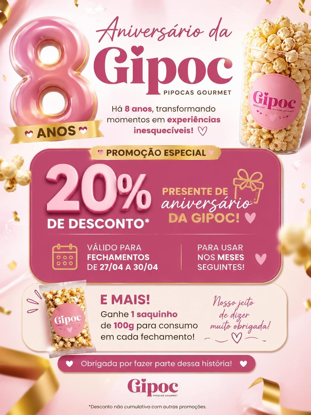 Post 4 by Pipoca Gourmet Recife | Gipoc on Instagram (image)