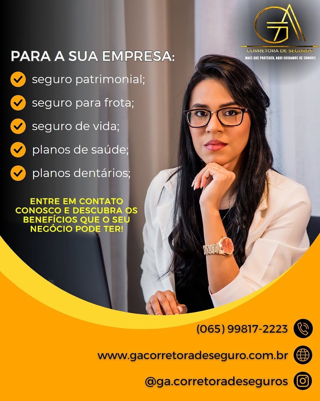 Post 4 by GA Corretora de Seguros on Instagram (image)