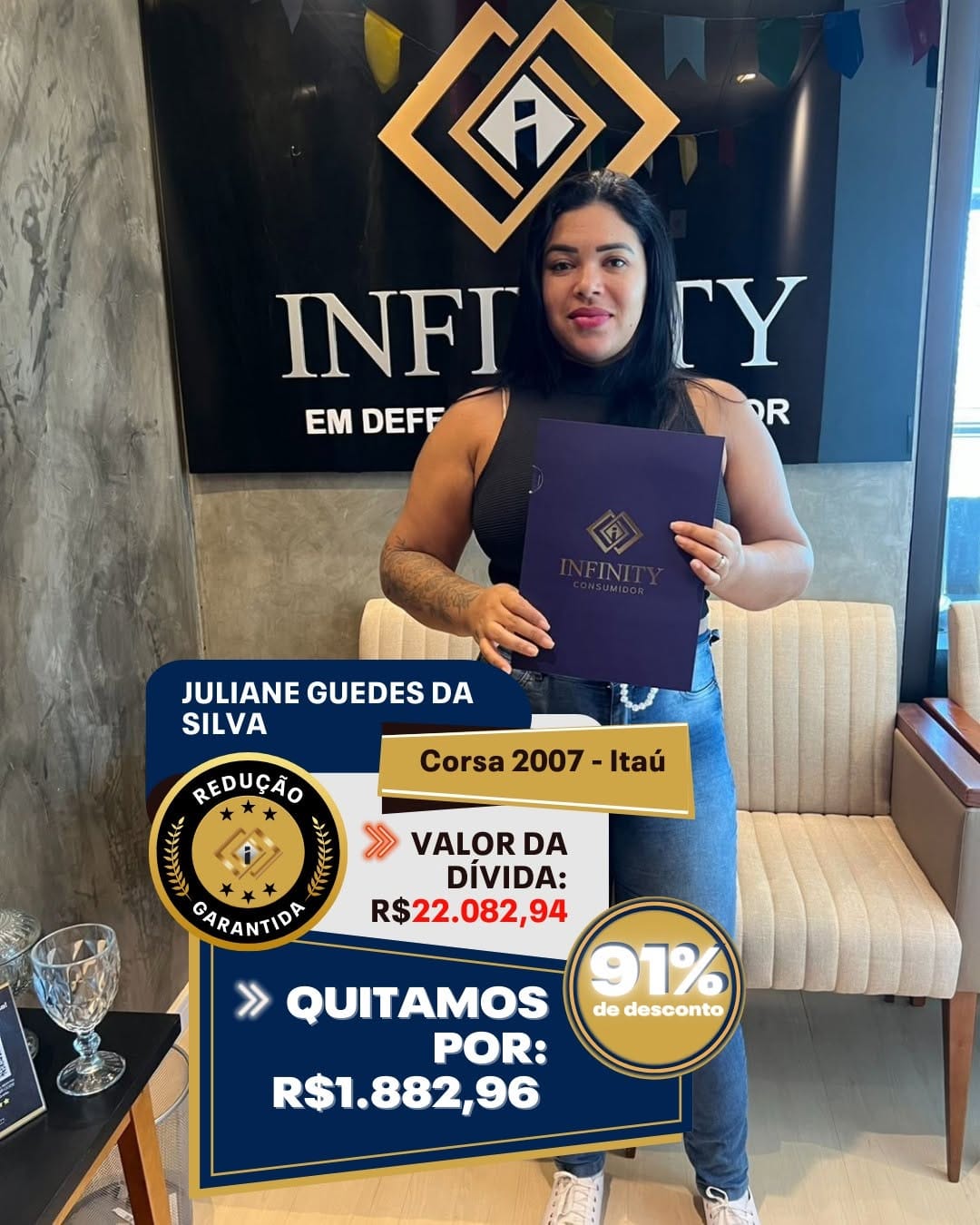 Post 4 by Infinity - Em Defesa do Consumidor on Instagram (image)