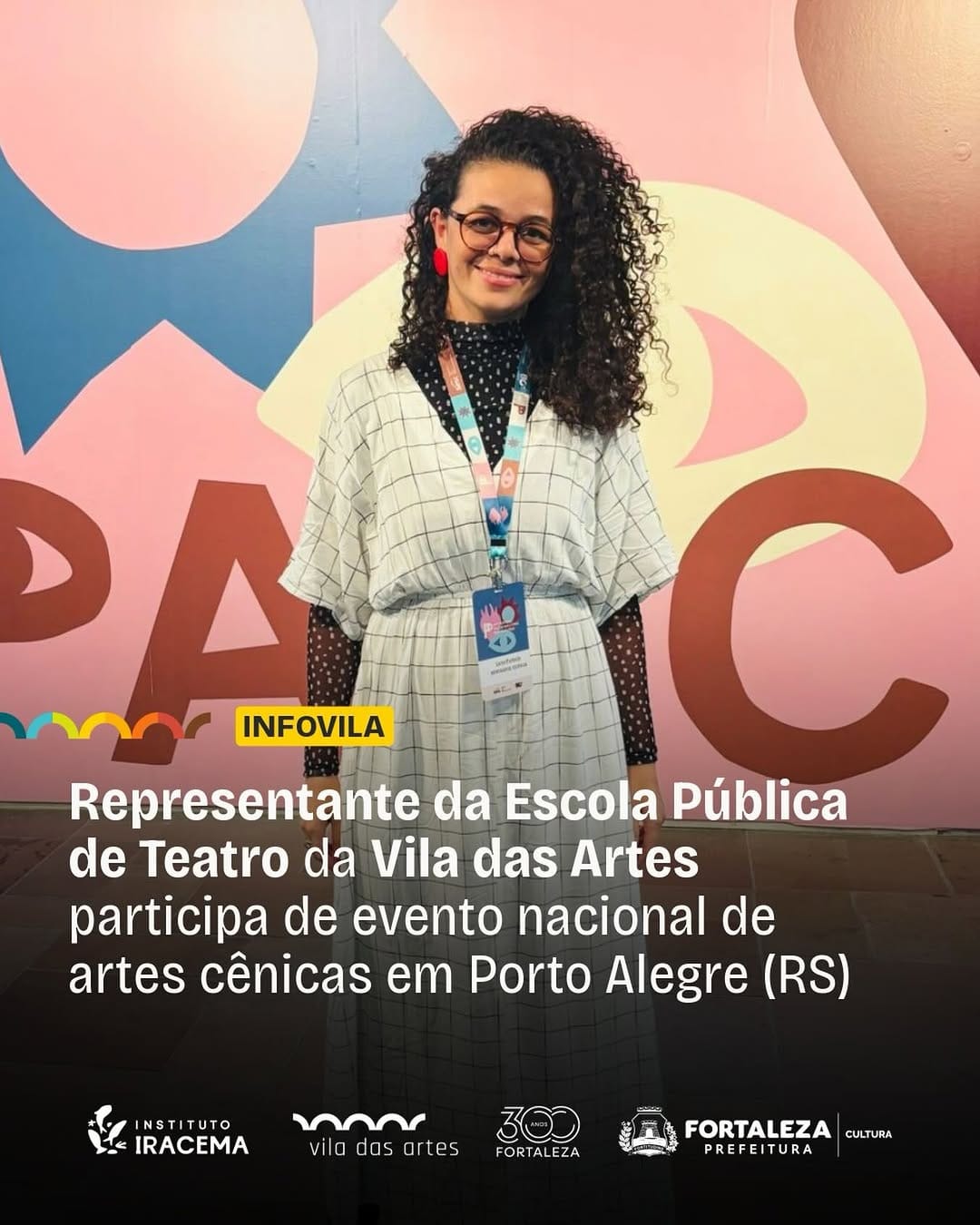 Post 6 by Vila das Artes on Instagram (image)