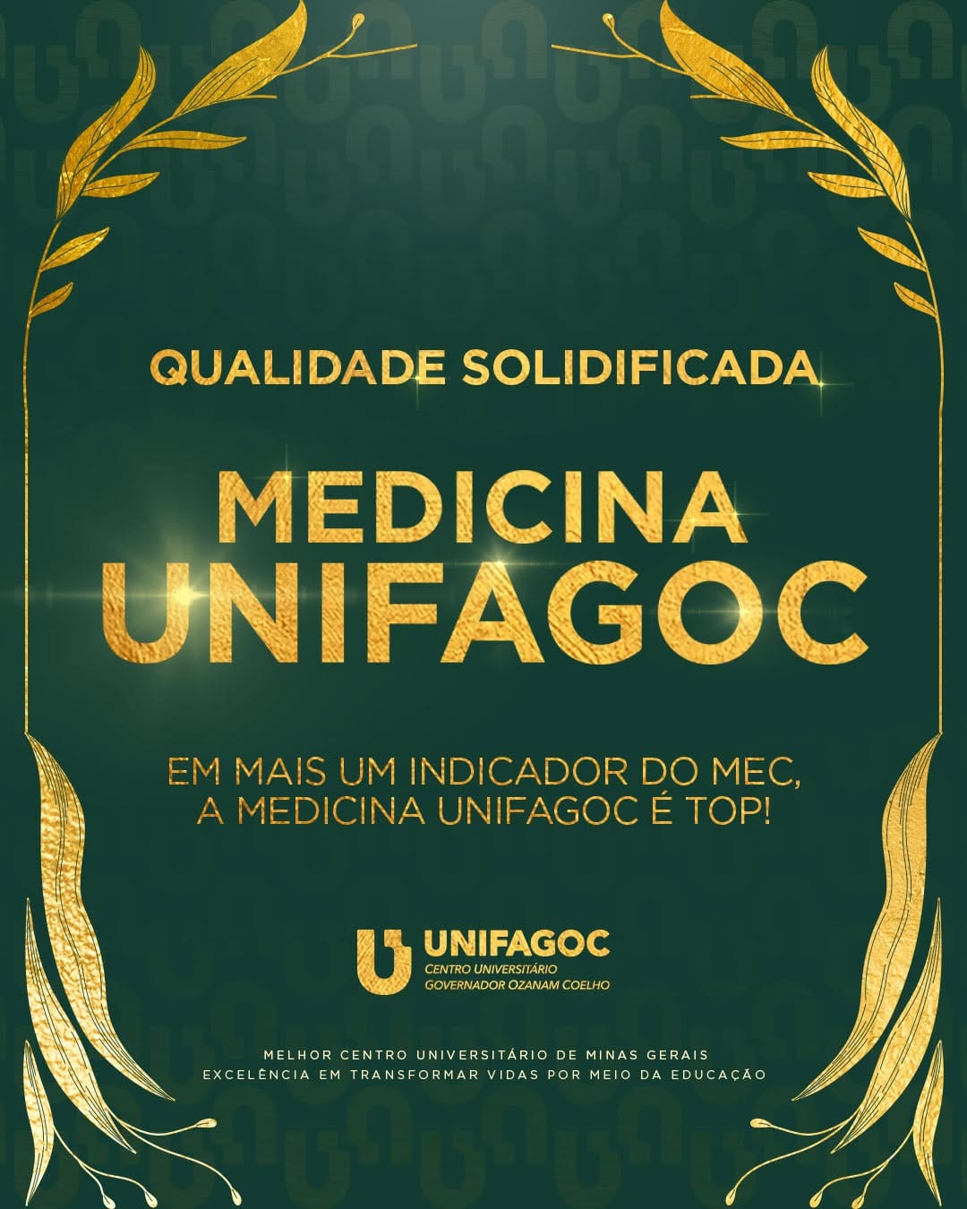 Post 9 by UNIFAGOC - 1° LUGAR EM MINAS on Instagram (carousel)