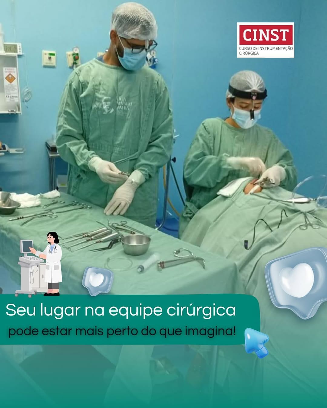 Post 4 by Curso→Instrumentação Cirúrgica on Instagram (image)