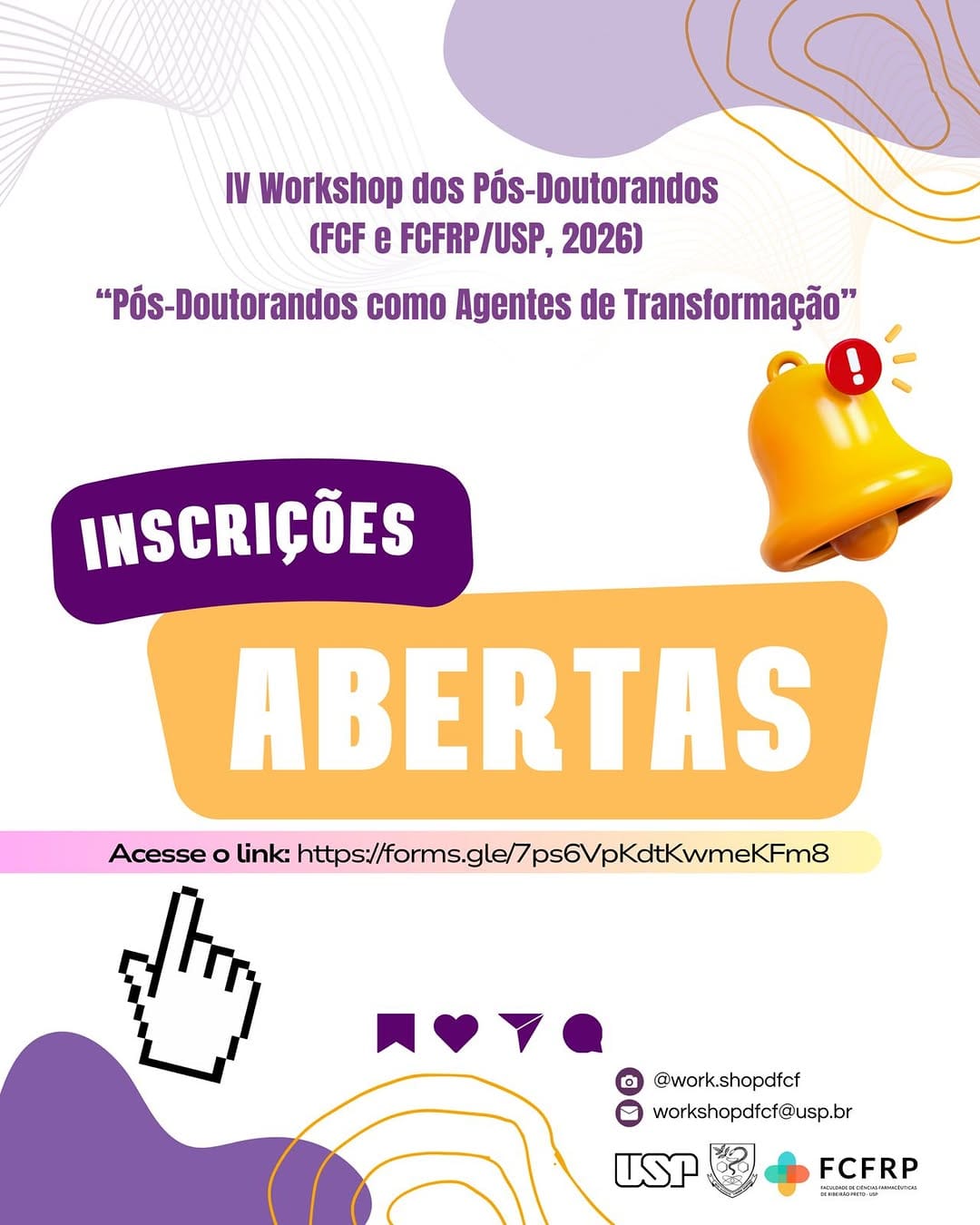 Post 6 by FCF – USP Oficial on Instagram (image)