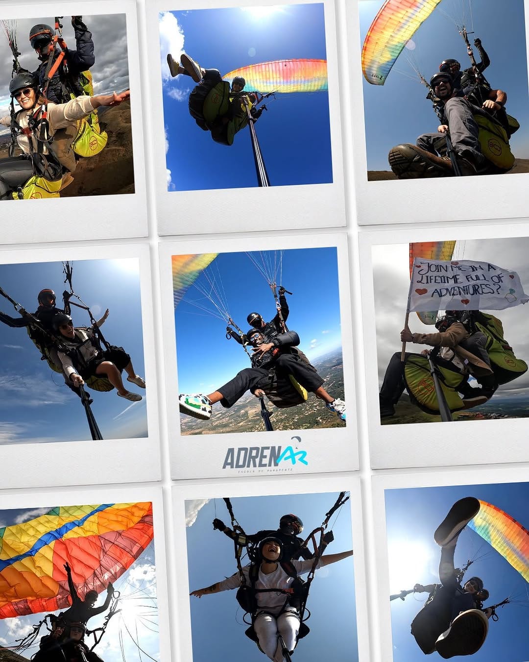 Post 10 by ☁️Adrenar Escola De Parapente on Instagram (image)