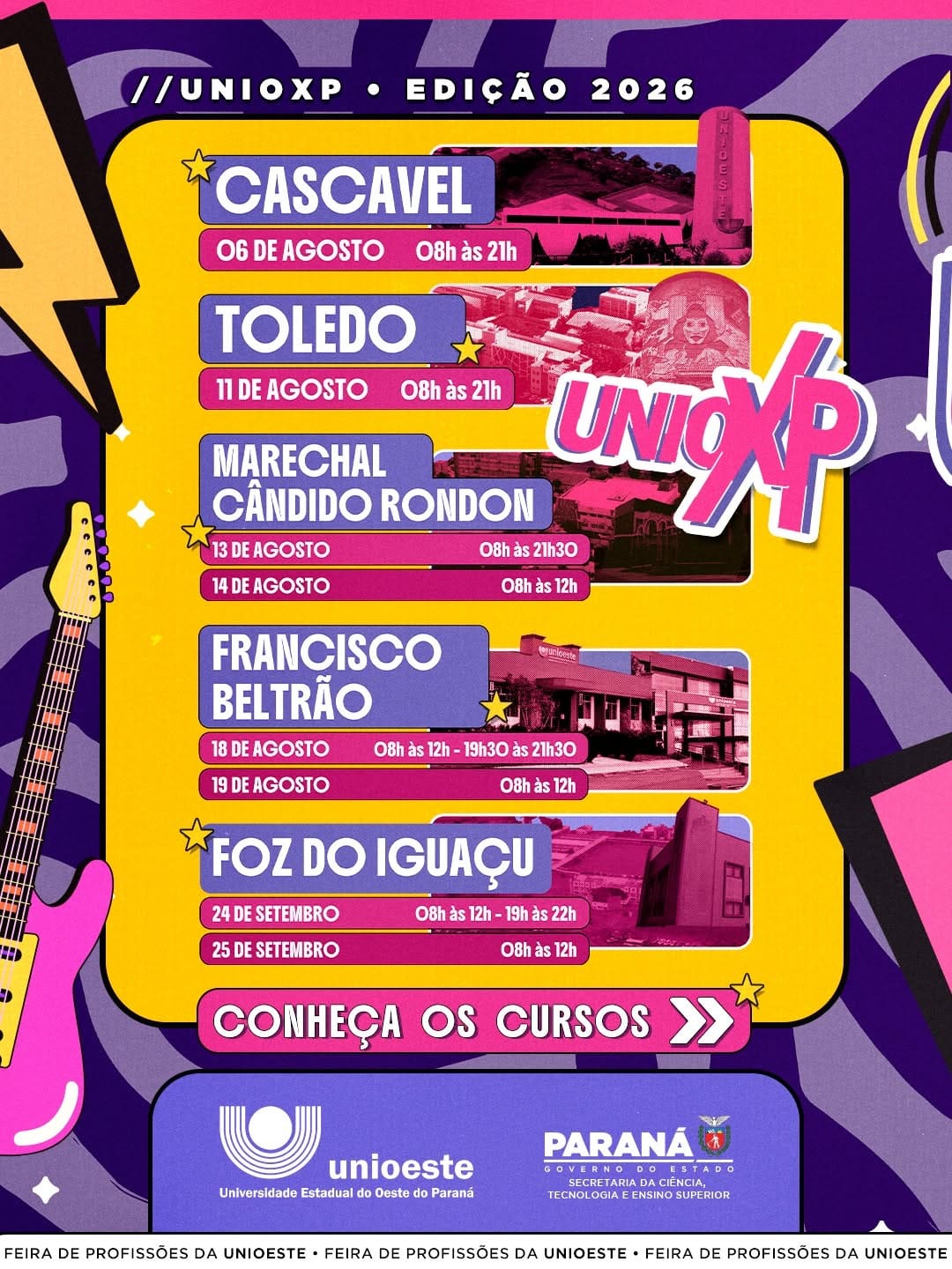 Post 8 by Unioeste on Instagram (carousel)