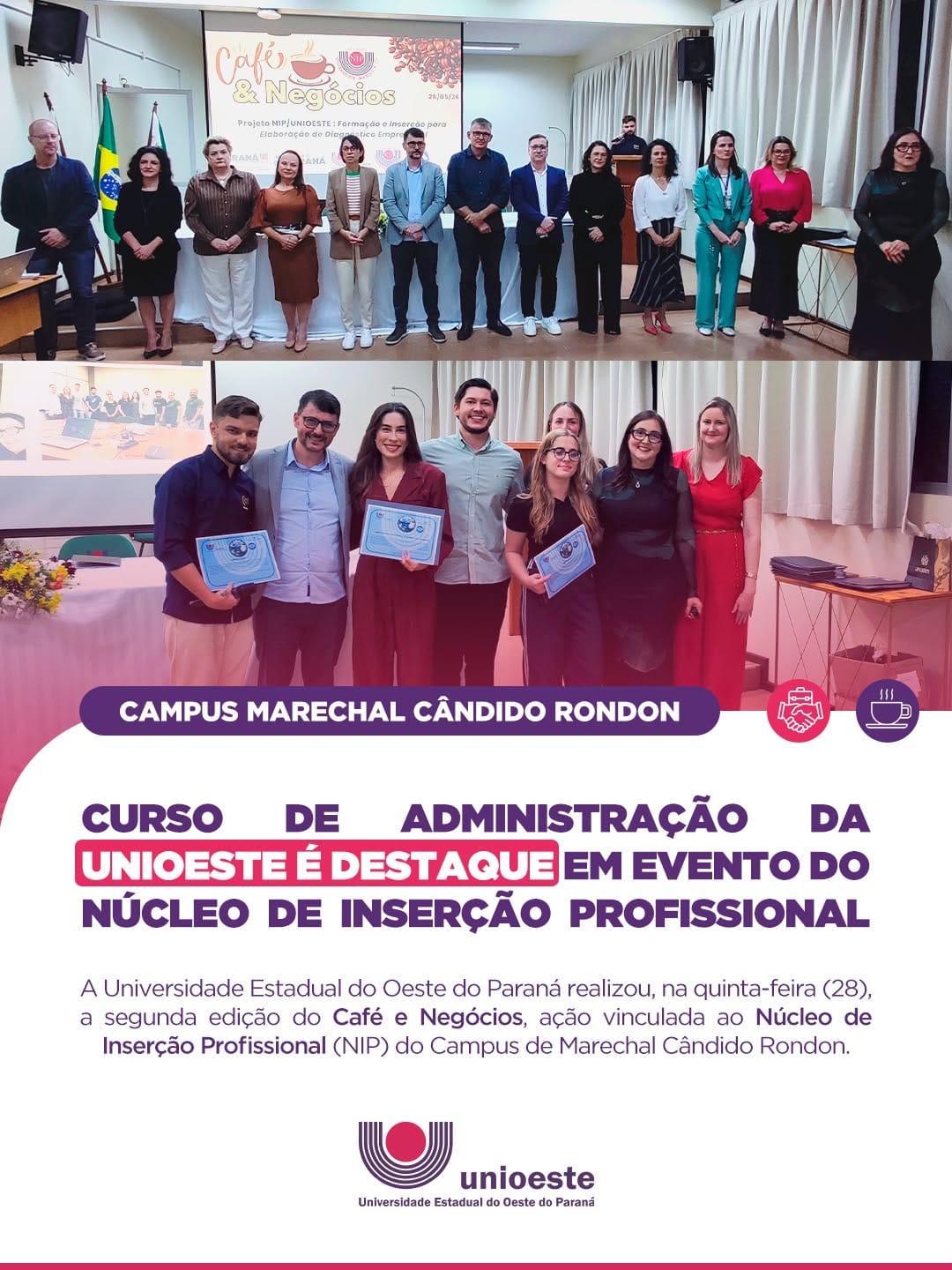Post 3 by Unioeste on Instagram (image)