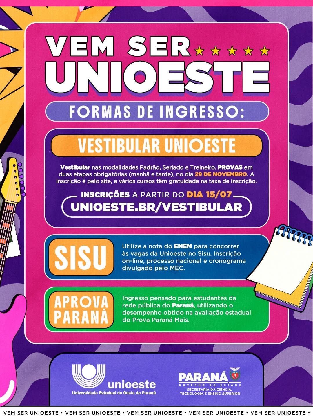 Post 10 by Unioeste on Instagram (image)