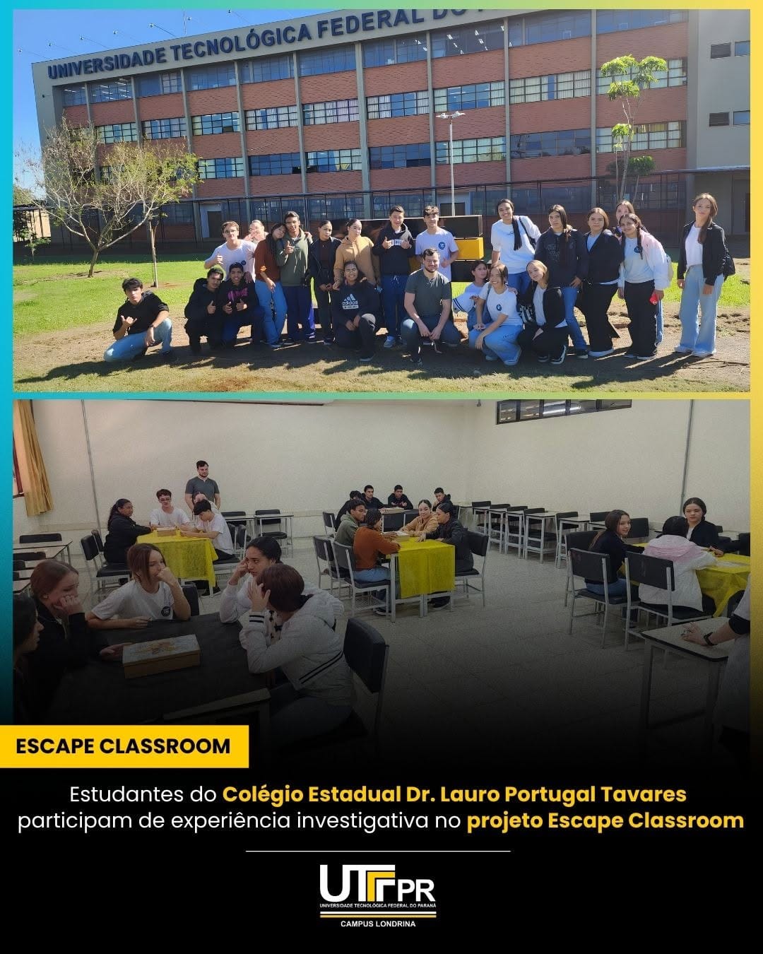 Post 3 by UTFPR campus Londrina on Instagram (carousel)
