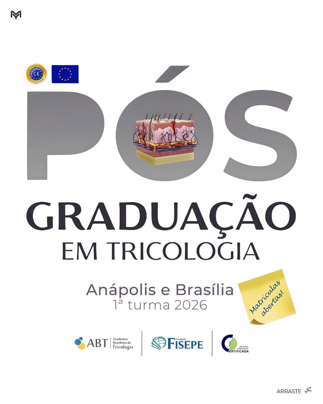 Post 9 by Legacy Tricologia  - Cursos, Pós-Graduação e Cosmiatria Nobre on Instagram (carousel)