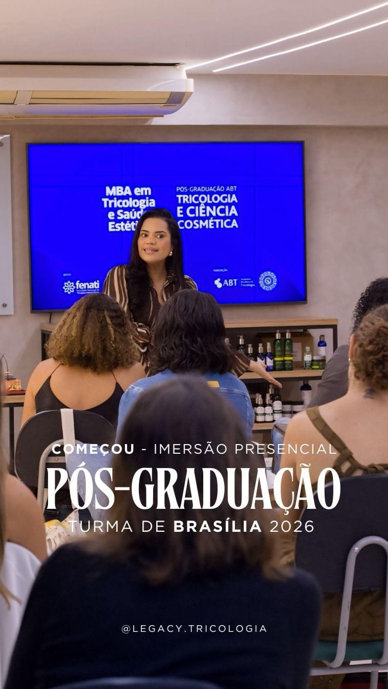 Post 4 by Legacy Tricologia  - Cursos, Pós-Graduação e Cosmiatria Nobre on Instagram (video)