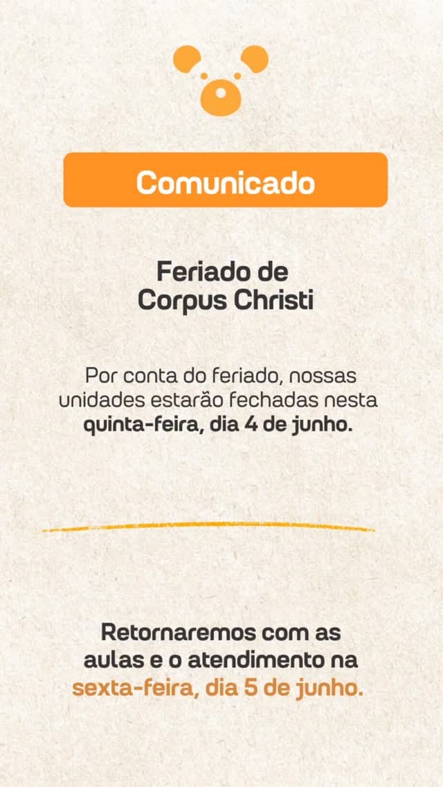 Post 3 by Escola de Inglês Teddy Bear on Instagram (video)
