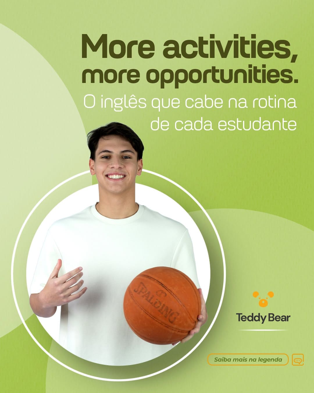 Post 5 by Escola de Inglês Teddy Bear on Instagram (image)