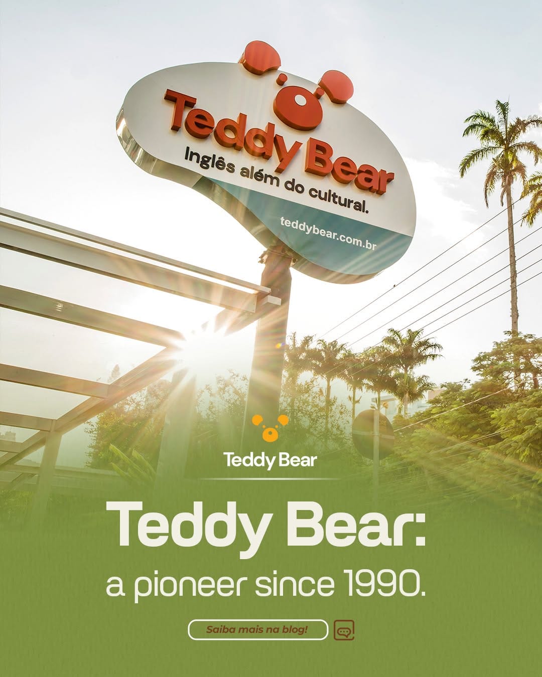 Post 10 by Escola de Inglês Teddy Bear on Instagram (image)