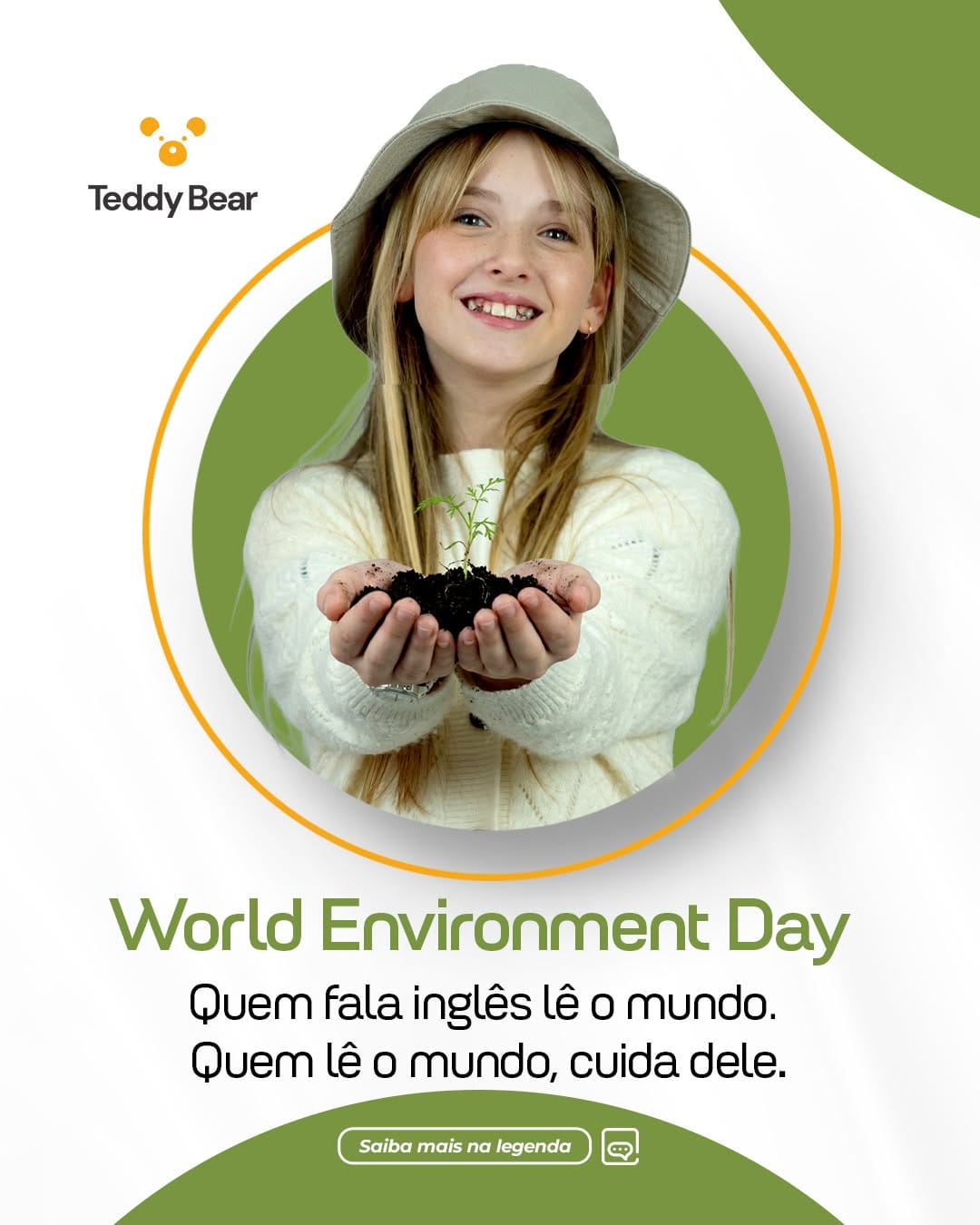 Post 2 by Escola de Inglês Teddy Bear on Instagram (image)