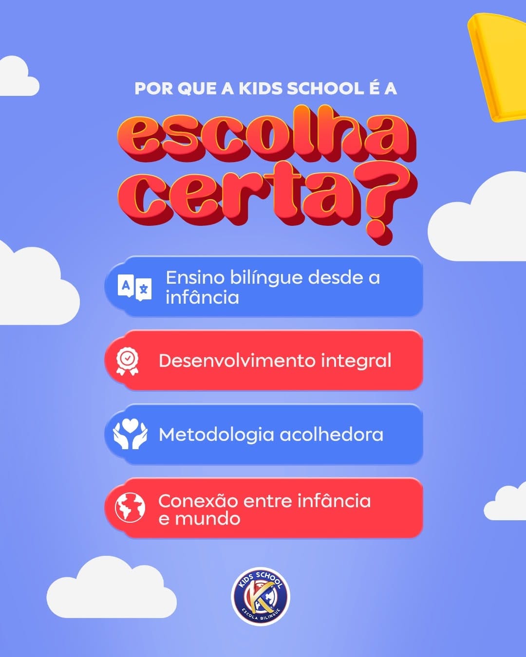 Post 8 by Colégio Bilíngue Kids School on Instagram (image)