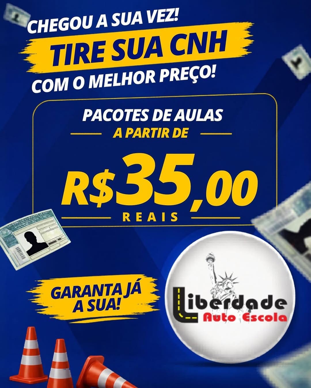 Post 5 by Auto Escola Liberdade on Instagram (image)
