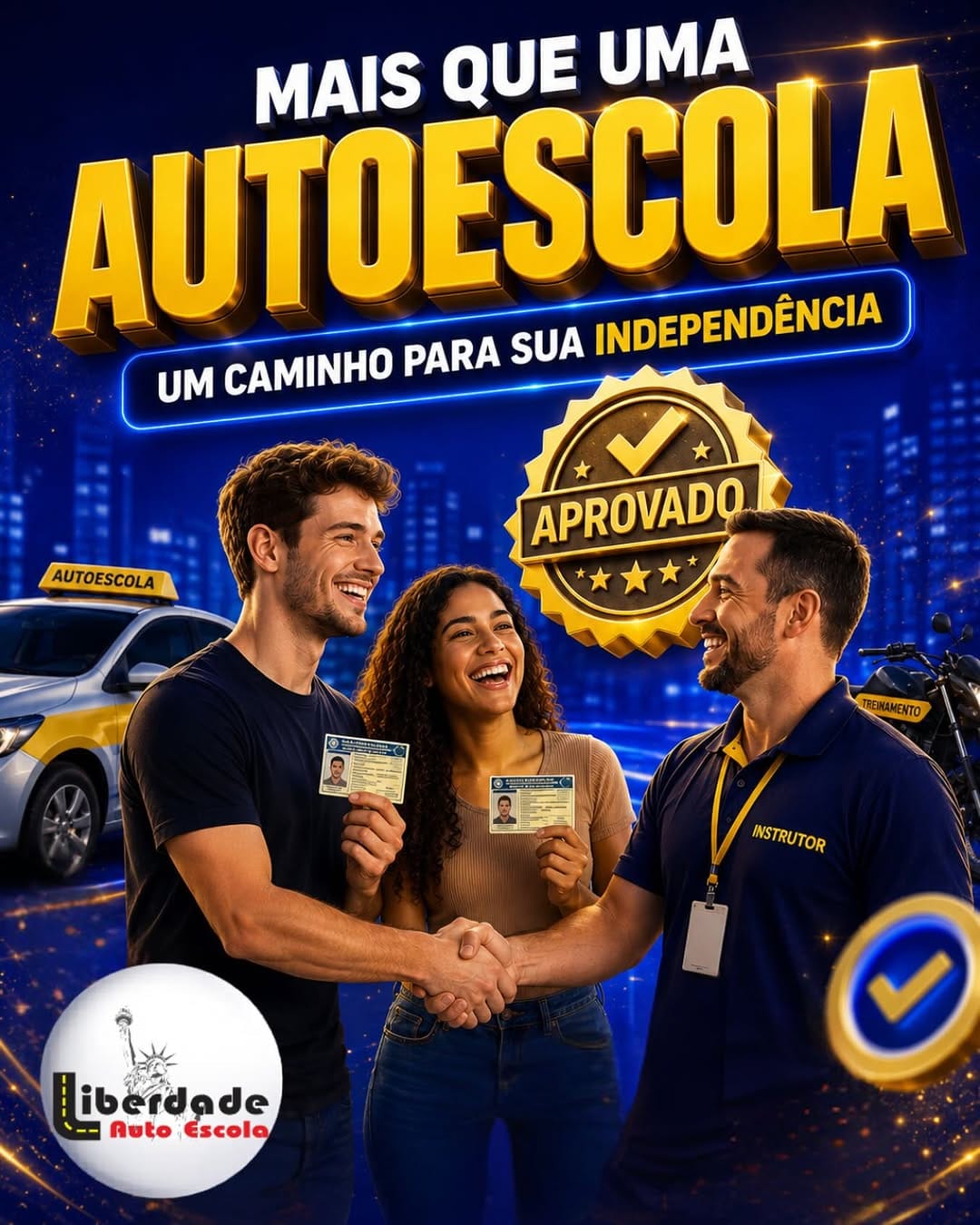 Post 3 by Auto Escola Liberdade on Instagram (image)