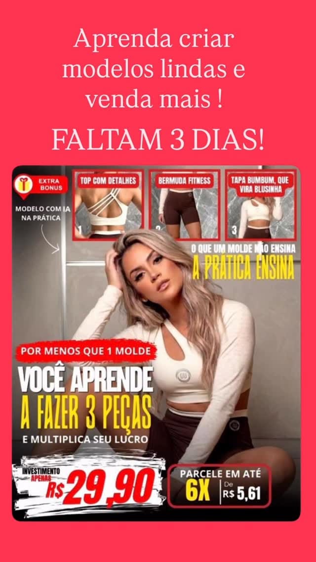 Post 1 by Carla Oliveira / curso moda praia online👙💕 on Instagram (video)