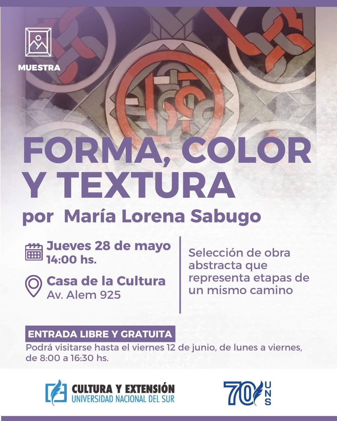 Post 8 by Cultura y Extensión UNS on Instagram (image)