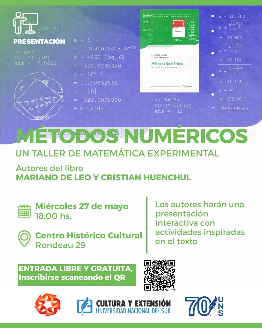 Post 10 by Cultura y Extensión UNS on Instagram (image)